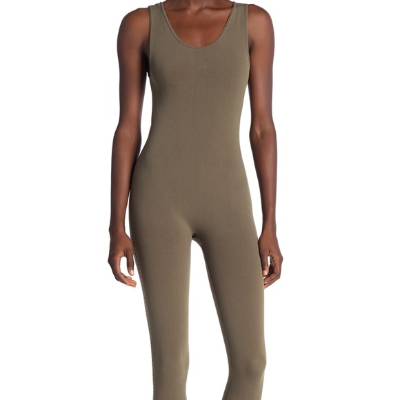 Free People Dresses & Skirts - Free People Movement Energy Knit Army Catsuit New